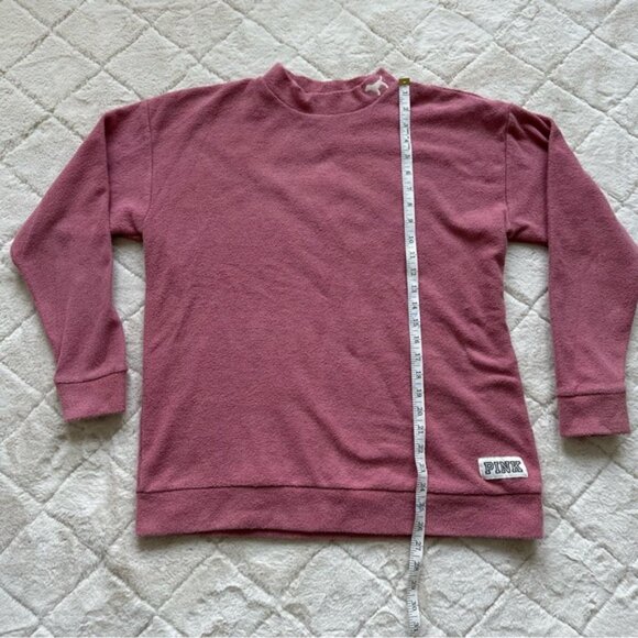 Victoria’s Secret PINK | Mauve Stadium Mock Neck Pullover | Size Small - Picture 9 of 9